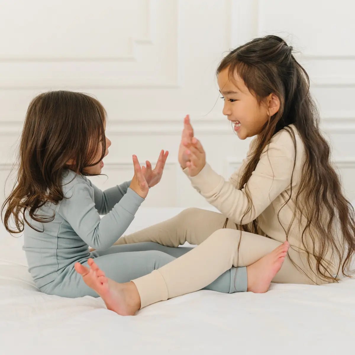 Dreamland Baby Premium Bamboo Pajamas with Ultra Soft LuxeWeave Fabric for Toddlers - 