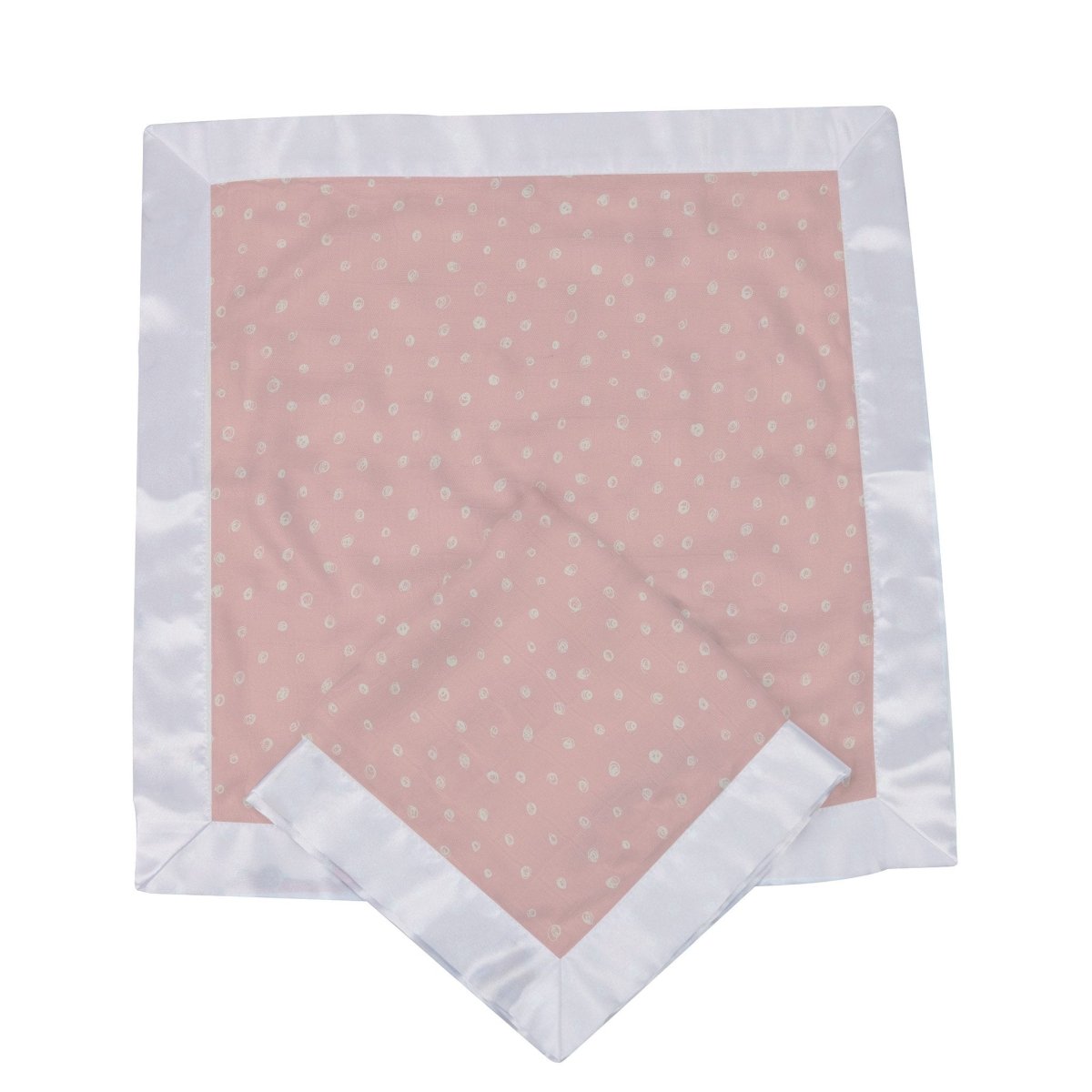 Newcastle Classics Premium Bamboo Security Blanket with Polka Dots for Infants and Toddlers - 
