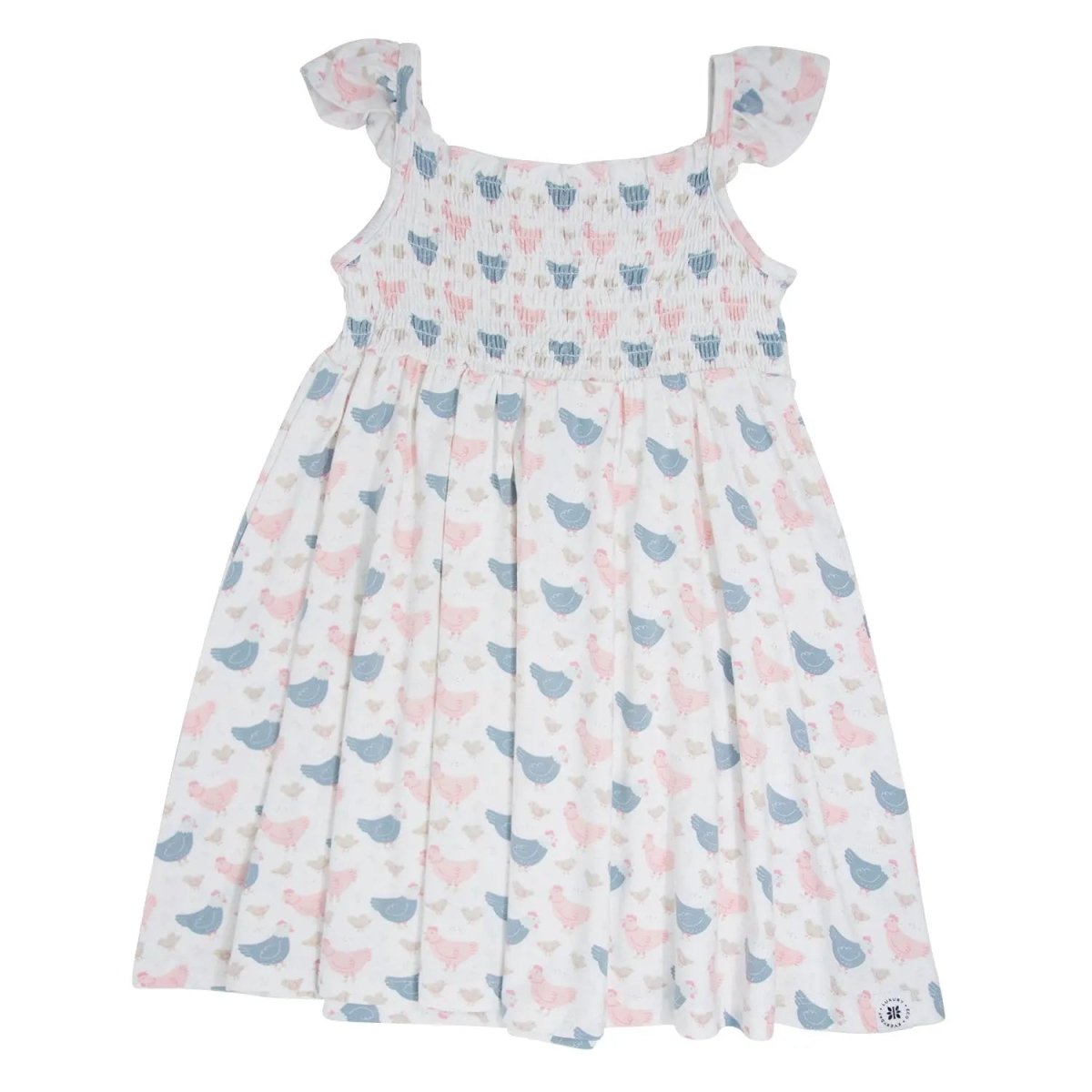 Sweet Bamboo Premium Bamboo Vintage Dress with Hypoallergenic Fabric for Baby Girls - 