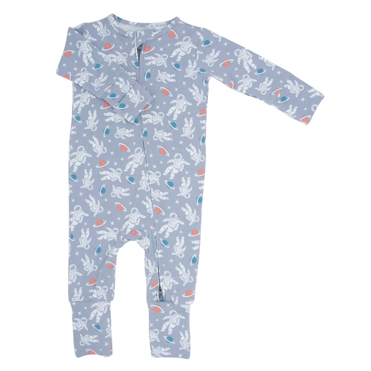 Sweet Bamboo Premium Convertible Baby Romper with Two Way Zip for Newborn Comfort - 