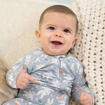 Sweet Bamboo Premium Convertible Baby Romper with Two Way Zip for Newborn Comfort - 