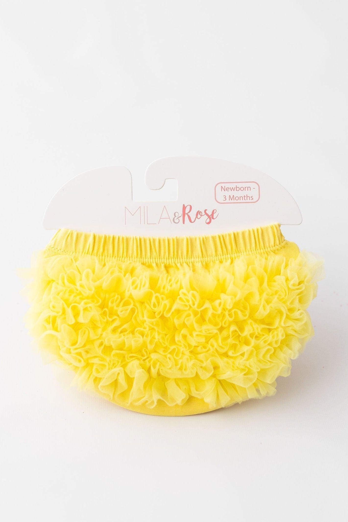 Mila & Rose ® Premium Mila Rose Baby Bloomer with Back Ruffles for Newborn Photos Everetts Place