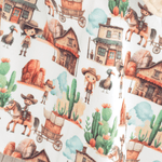 Honey Lemonade Premium Minky Blanket with Soft Western Pattern for Baby and Toddler - 