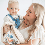 Honey Lemonade Premium Minky Blanket with Woodland Animals for Babies and Toddlers - 