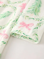 Rylee Faith Designs Preorder Festive Christmas Tree and Wreath Girls Dress - 