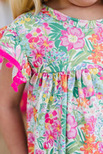 Mila & Rose ® Preppy Petals Pom Pom Dress - 