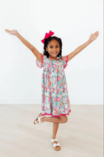 Mila & Rose ® Preppy Petals Pom Pom Dress - 