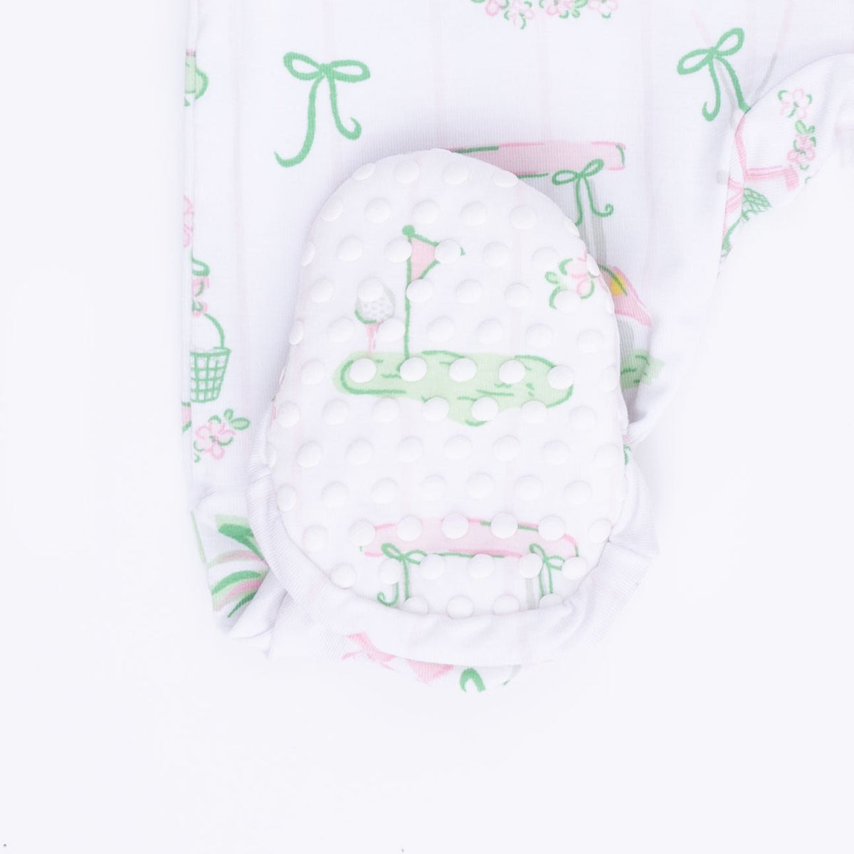 Angel Dear Pretty Golf - 2 Way Ruffle Back Zipper Footie - 