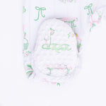 Angel Dear Pretty Golf - 2 Way Ruffle Back Zipper Footie - 