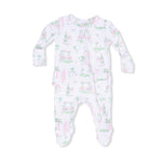 Angel Dear Pretty Golf - 2 Way Ruffle Back Zipper Footie - 
