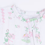 Angel Dear Pretty Golf - 2 Way Ruffle Back Zipper Footie - 