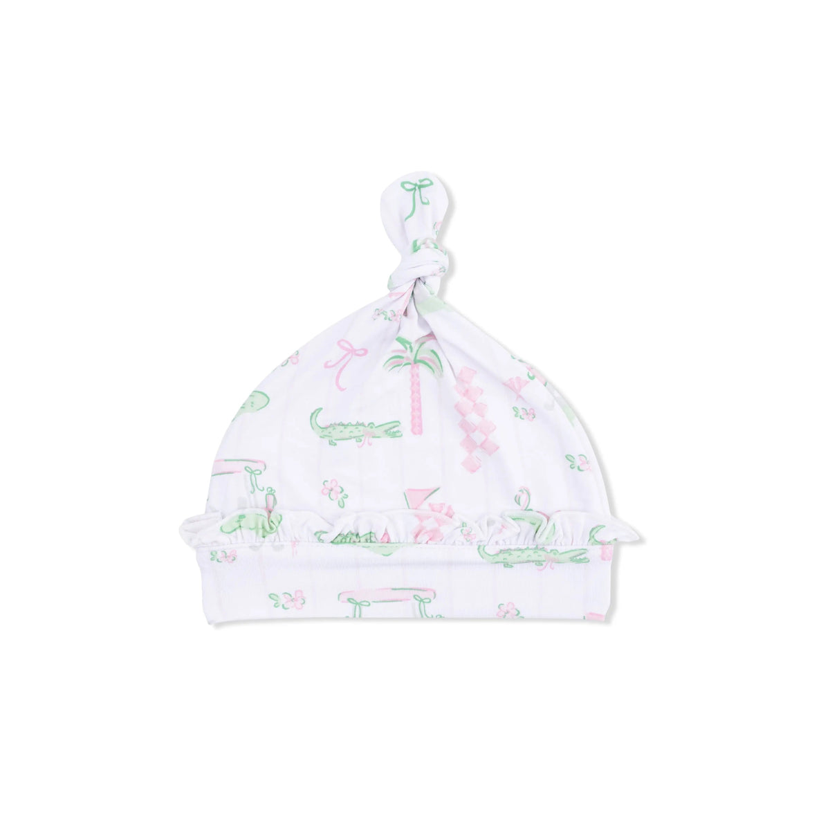 Pretty Golf - Ruffle Knotted Hat - White, Baby & Toddler Clothing, Bib, Hat | Everetts Place