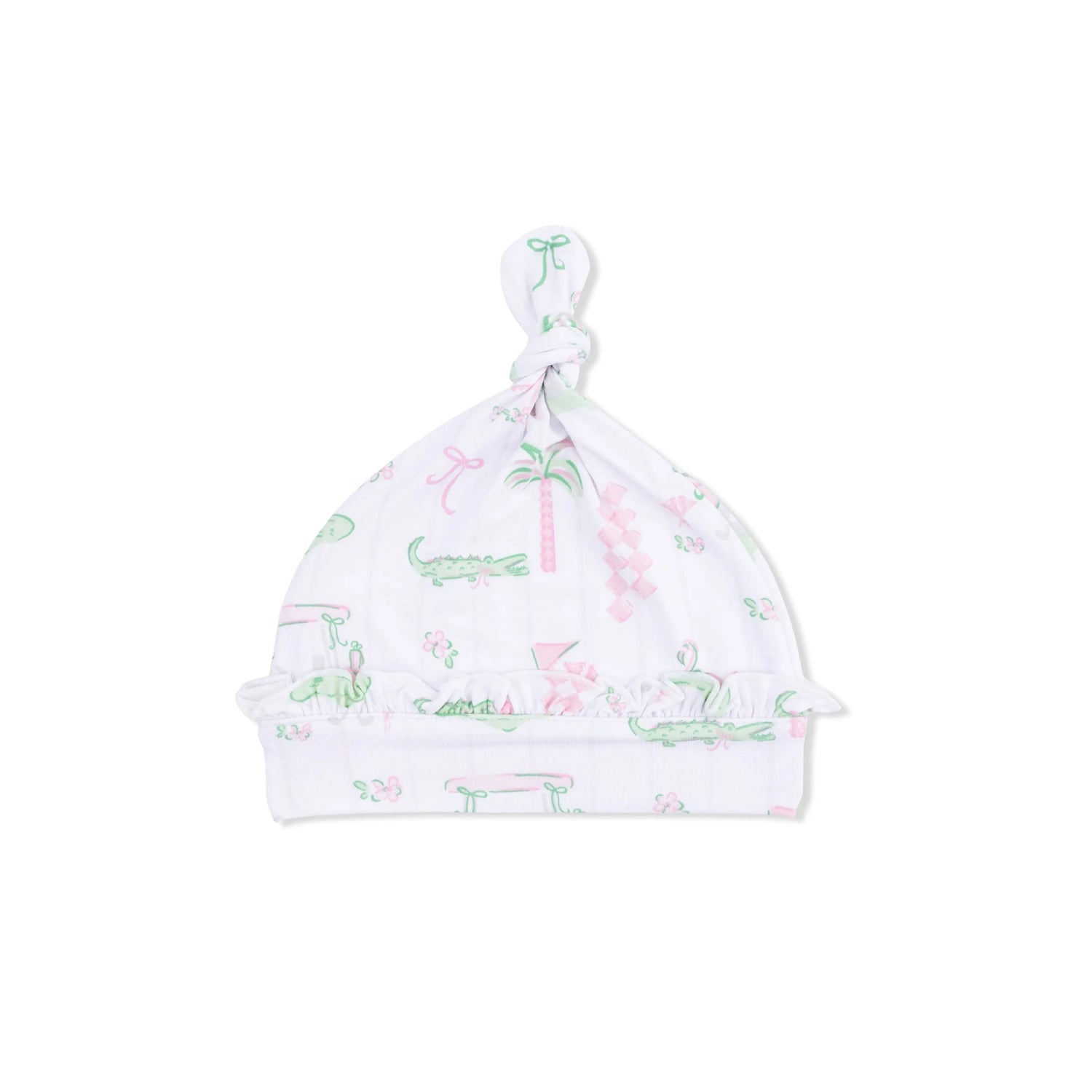 Pretty Golf - Ruffle Knotted Hat - White, Baby & Toddler Clothing, Bib, Hat | Everetts Place