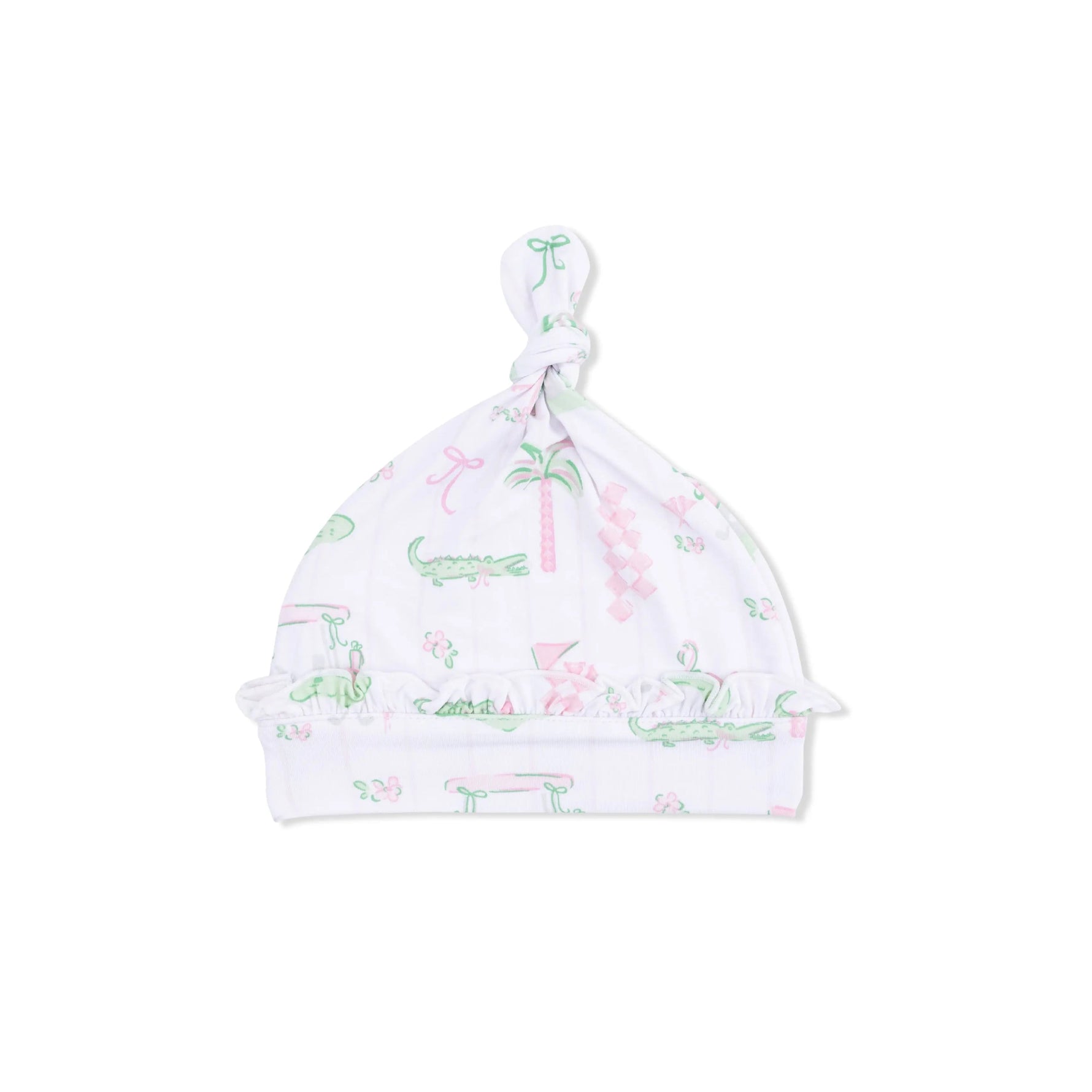 Pretty Golf - Ruffle Knotted Hat - White, Baby & Toddler Clothing, Bib, Hat | Everetts Place