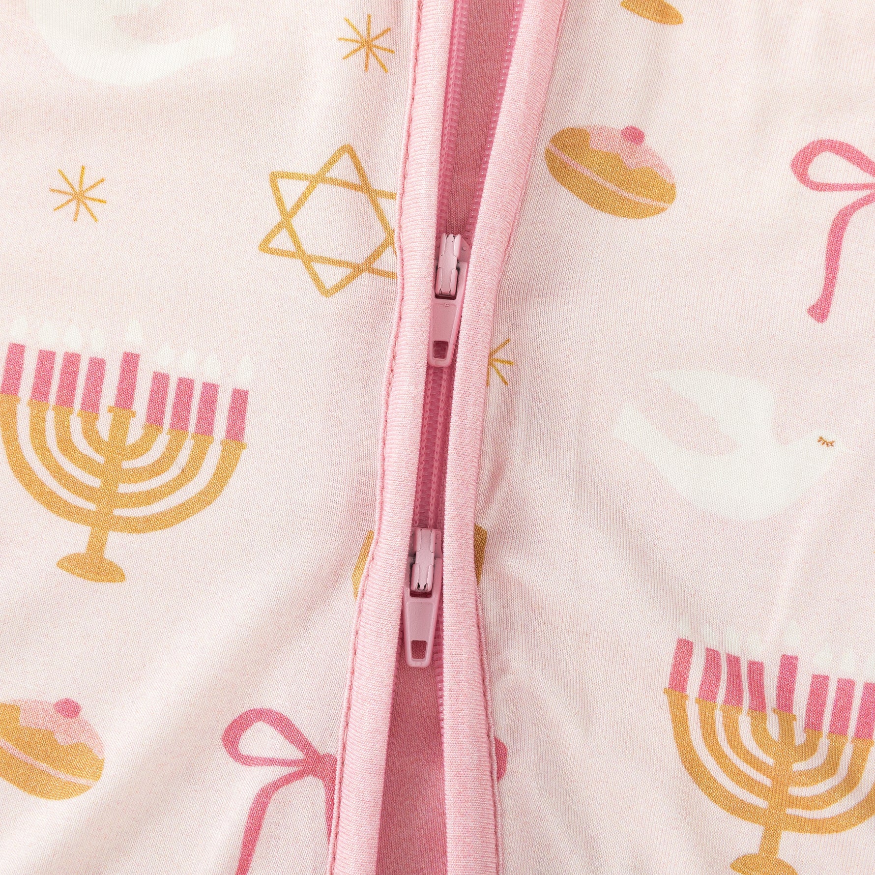 Dreamlet Pretty In Hanukkah (Convertible Zip Footies) - 