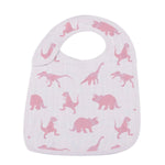 Newcastle Classics Pretty In Pink Bamboo Bibs 3 Pack Soft Absorbent Teething Accessories for Babies - 