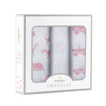 Newcastle Classics Pretty In Pink Bamboo Muslin Swaddle 3PKEveretts Place