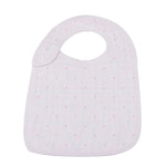 Newcastle Classics Pretty In Pink Bamboo Bibs 3 Pack Soft Absorbent Teething Accessories for Babies - Baby & Toddler Bamboo Snap Bib