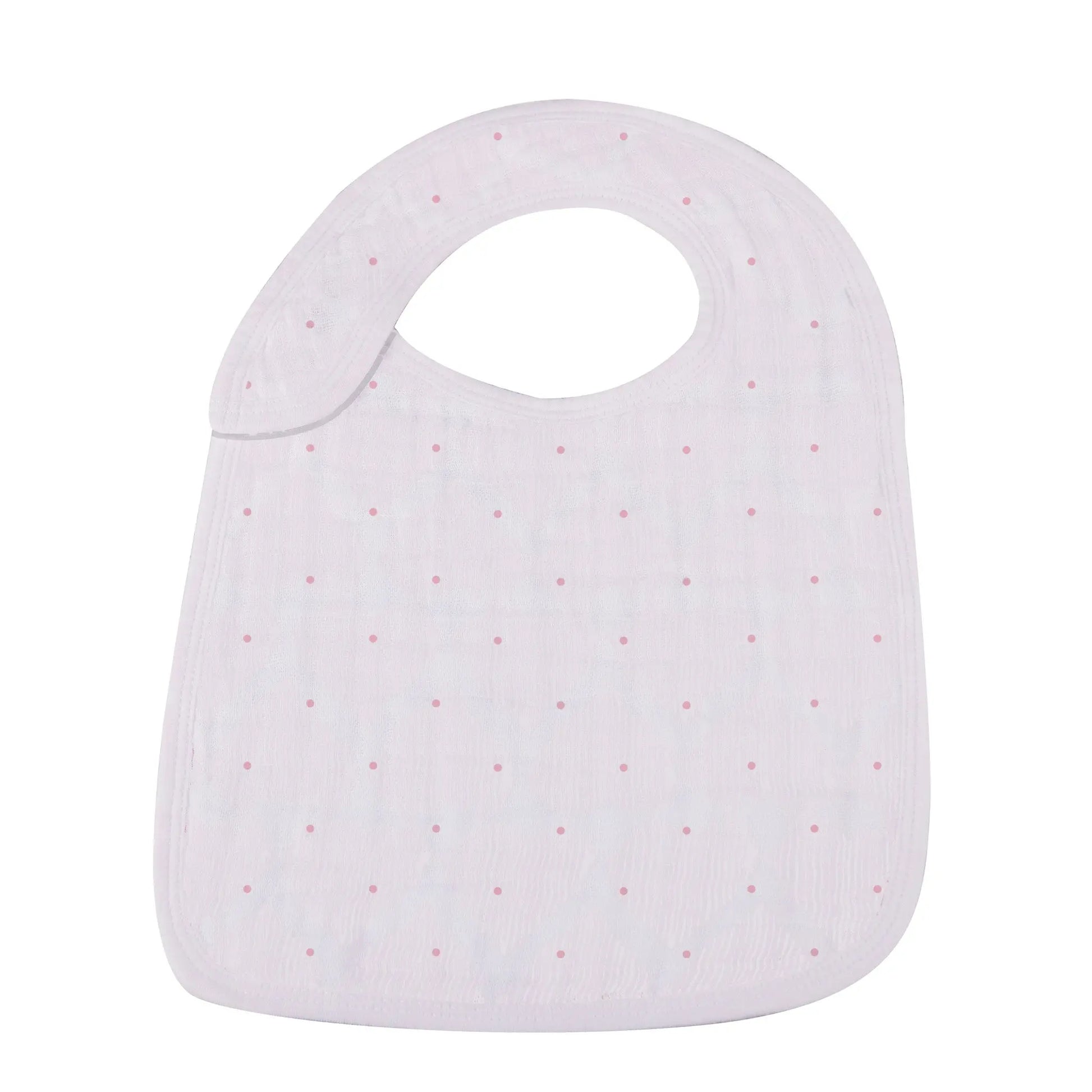 Pretty In Pink Bamboo Snap Bibs 3 Pack Soft Absorbent Muslin Teething Feeding Accessories Newcastle Classics