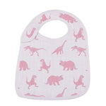 Newcastle Classics Pretty In Pink Bamboo Bibs 3 Pack Soft Absorbent Teething Accessories for Babies - Baby & Toddler Bamboo Snap Bib