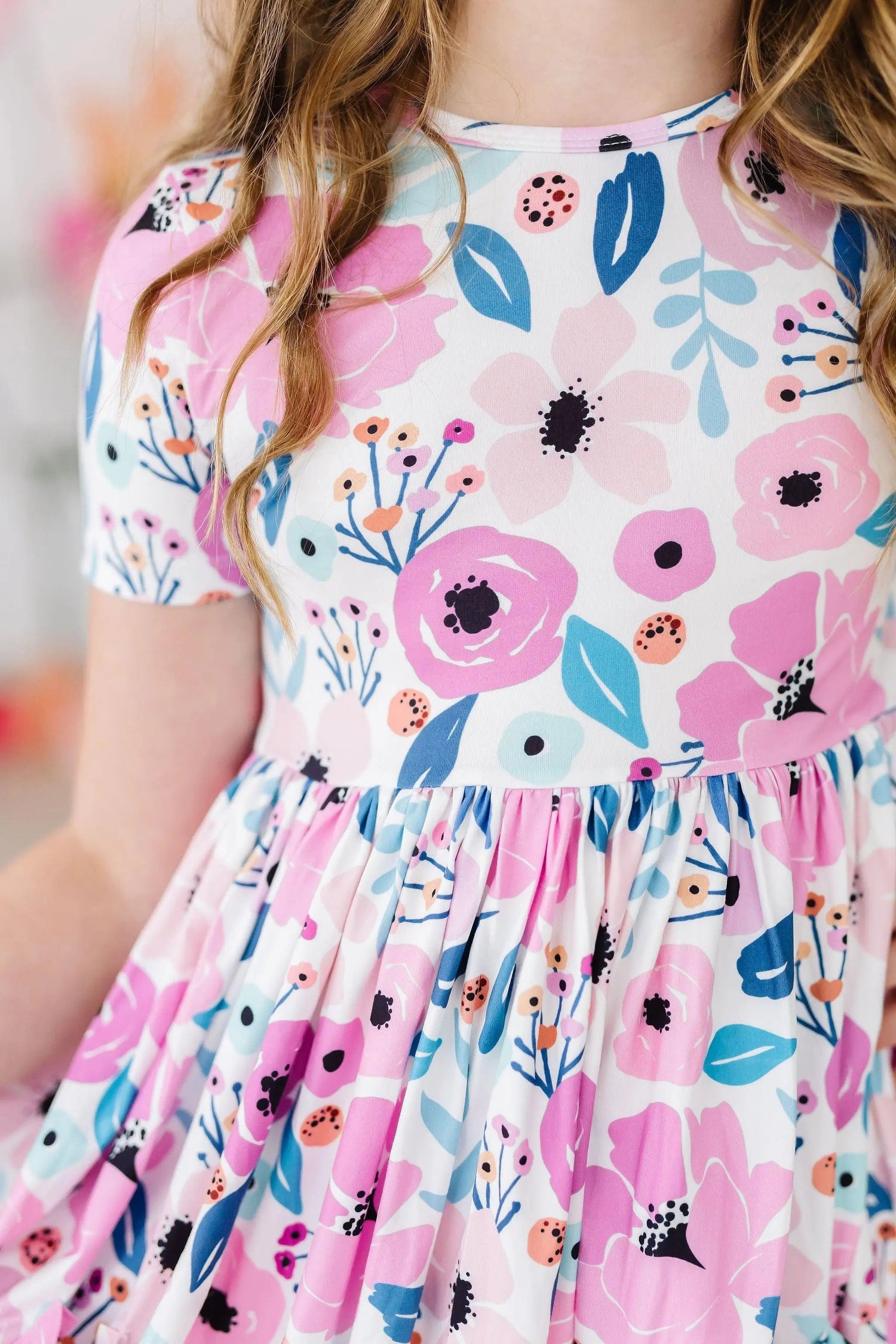 Mila & Rose ® Pretty in Purple S/S Pocket Twirl Dress - 