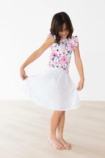 Mila & Rose ® Pretty in Purple S/S Ruffle Tee - 