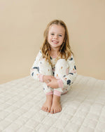 Little Joy Co. Pretty N Pumpkin 2pc Bamboo Pajamas Set for Kids Snug Fit - Everetts Place Boutique - 