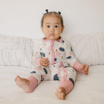 Little Joy Co. Pretty 'n Pumpkin Bamboo Zippy Romper - 