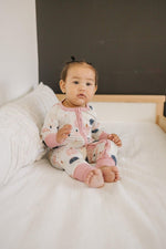 Little Joy Co. Pretty 'n Pumpkin Bamboo Zippy Romper - 