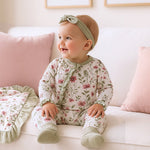 Tesa Babe Pretty Petals Bamboo Zipper Romper - Mommy and MeEveretts Place