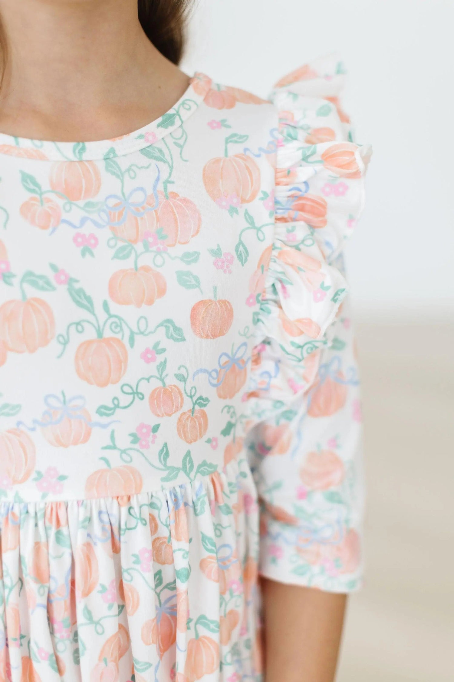 Mila & Rose ® Pretty Pumpkins Ruffle Twirl Dress - 
