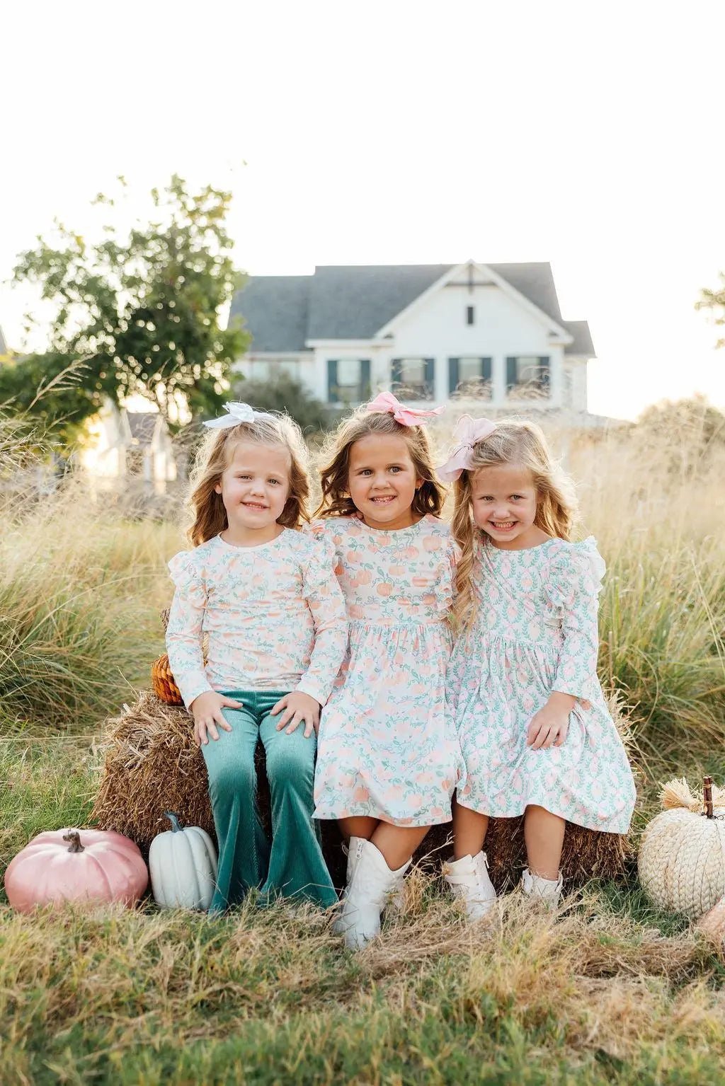 Mila & Rose ® Pretty Pumpkins Ruffle Twirl Dress - 
