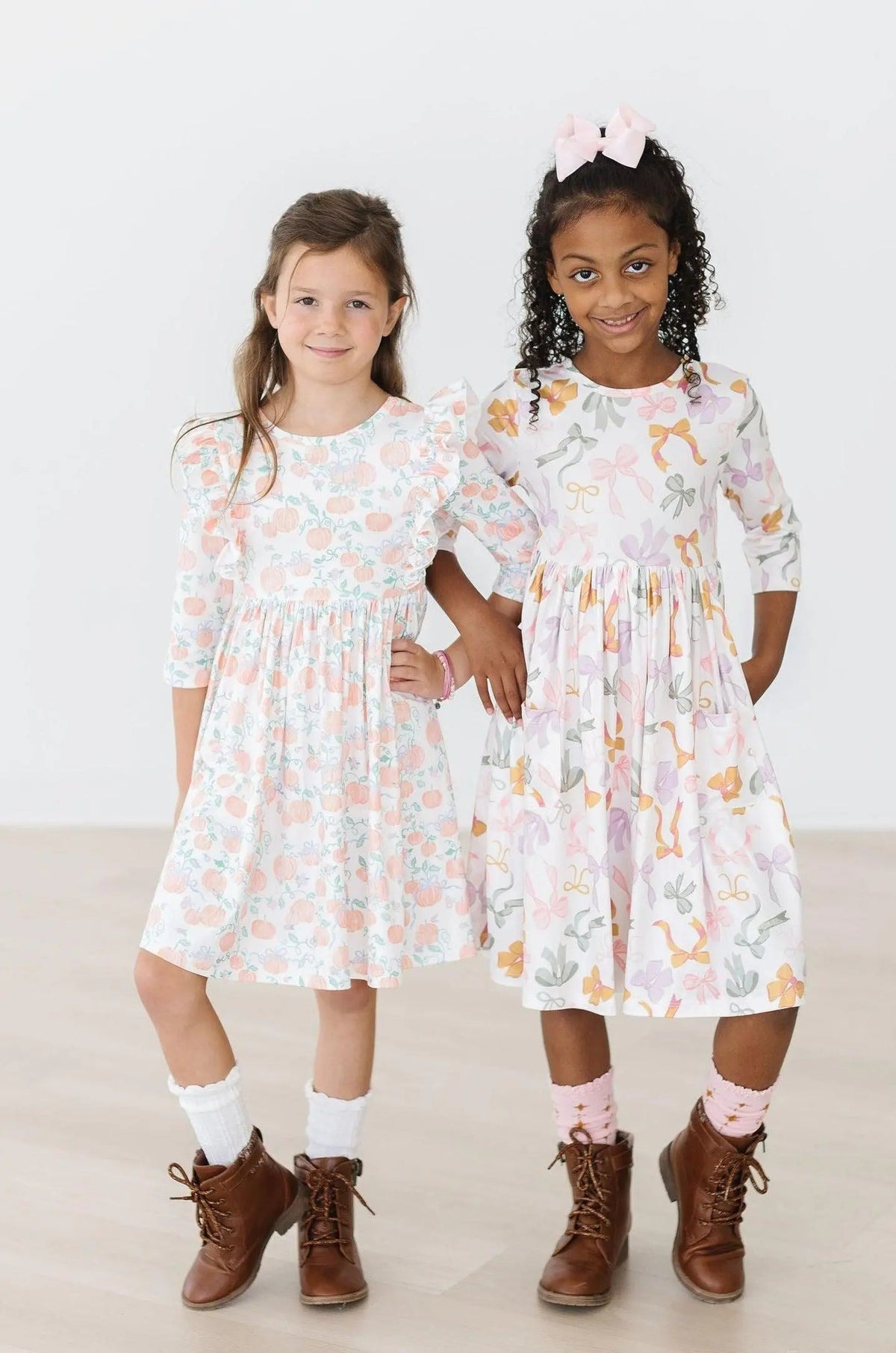 Mila & Rose ® Pretty Pumpkins Ruffle Twirl Dress - 