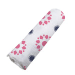 Newcastle Classics Primrose Indigo Cotton Muslin Swaddle