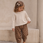 Organic Twill Barrel Pants - Primrose by Makemake Organics