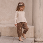 Organic Twill Barrel Pants - Primrose by Makemake Organics
