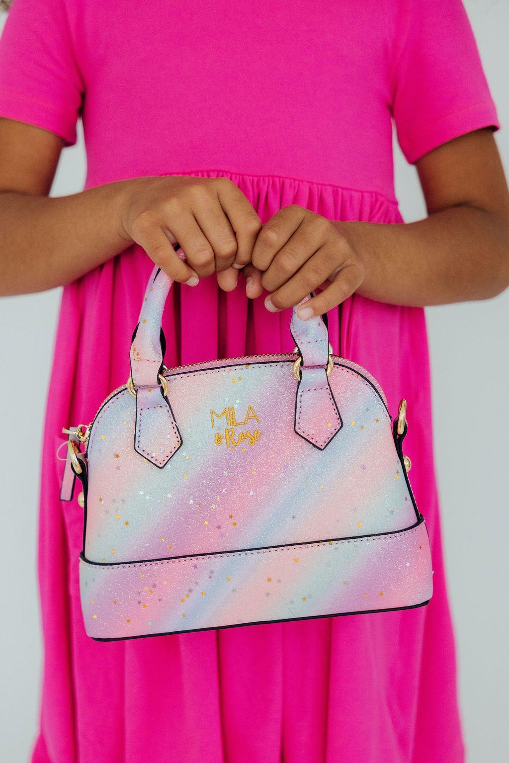 Mila & Rose ® Princess Glitter Girl's Crossbody Purse - 