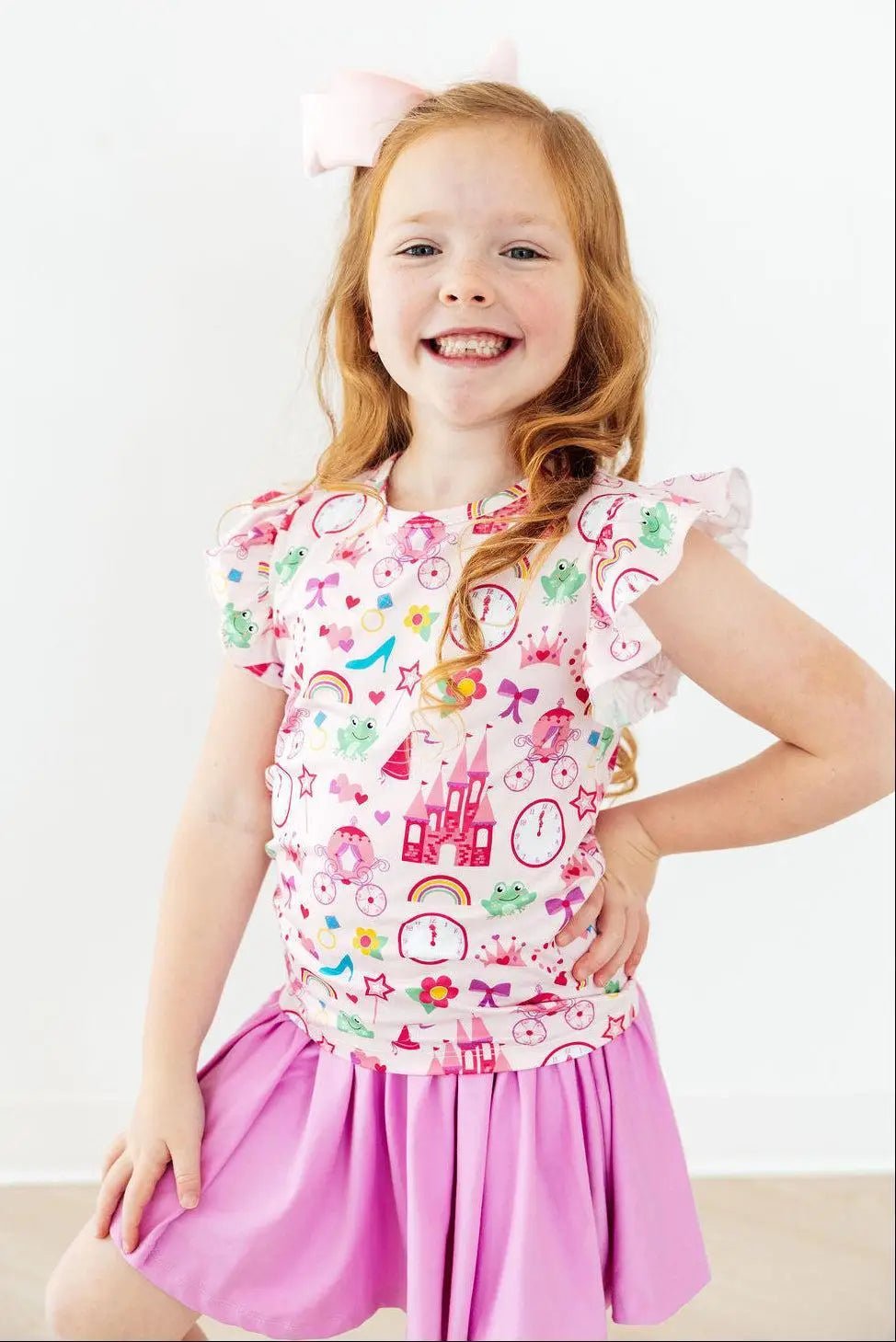 Mila & Rose ® Princess & the Froggie S/S Ruffle Tee - 