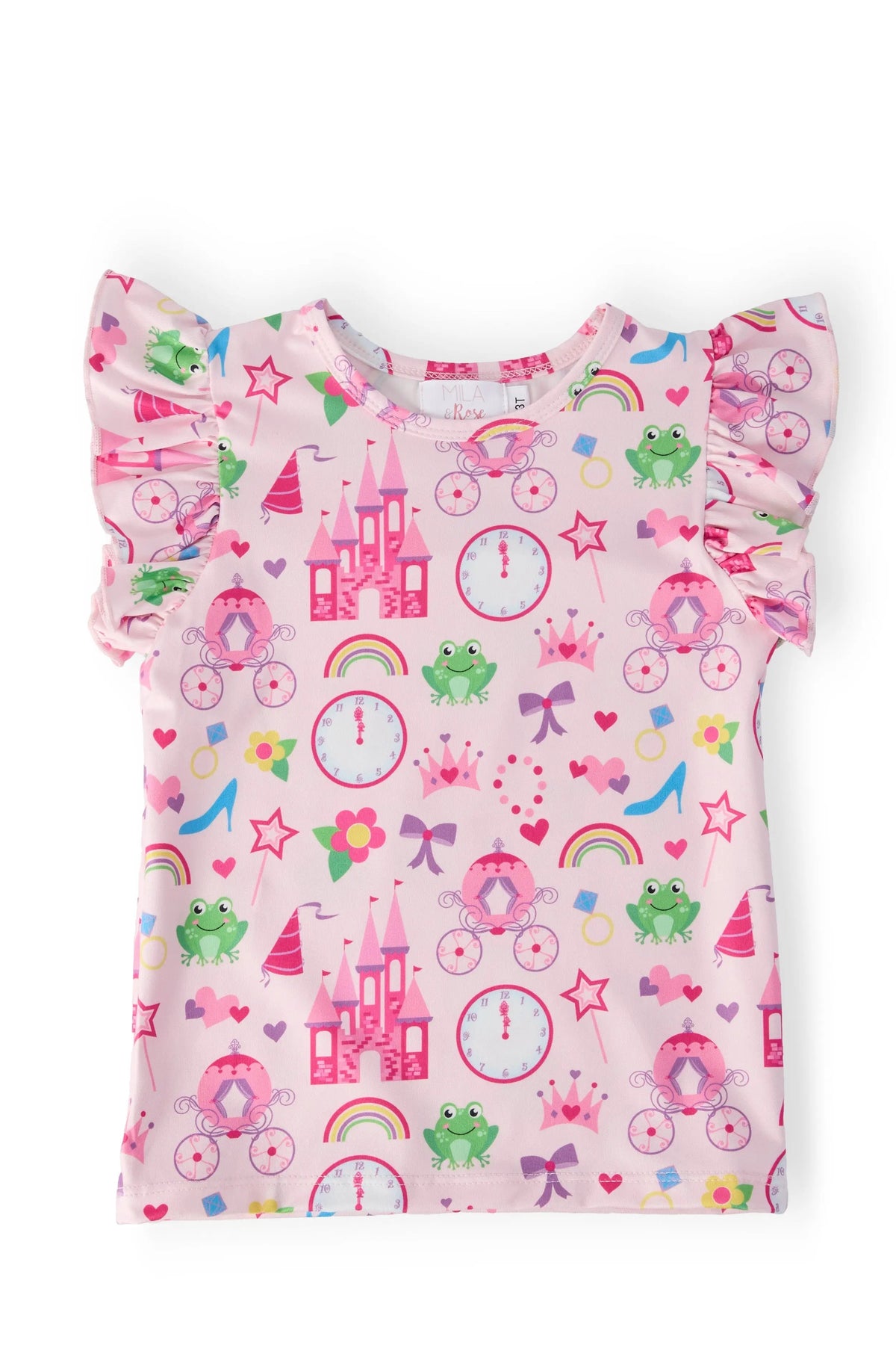 Mila & Rose ® Princess & the Froggie S/S Ruffle Tee - 