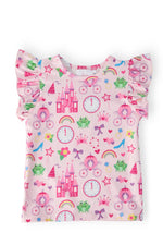 Mila & Rose ® Princess & the Froggie S/S Ruffle Tee - 
