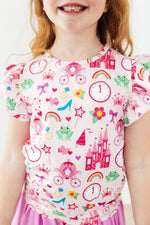 Mila & Rose ® Princess & the Froggie S/S Ruffle Tee - 