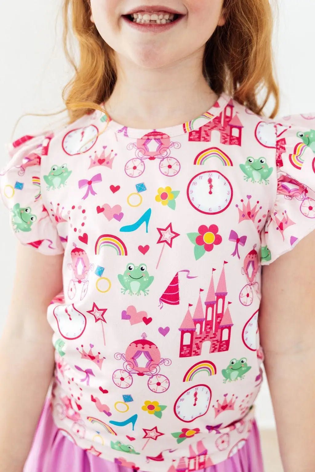 Mila & Rose ® Princess & the Froggie S/S Ruffle Tee - 