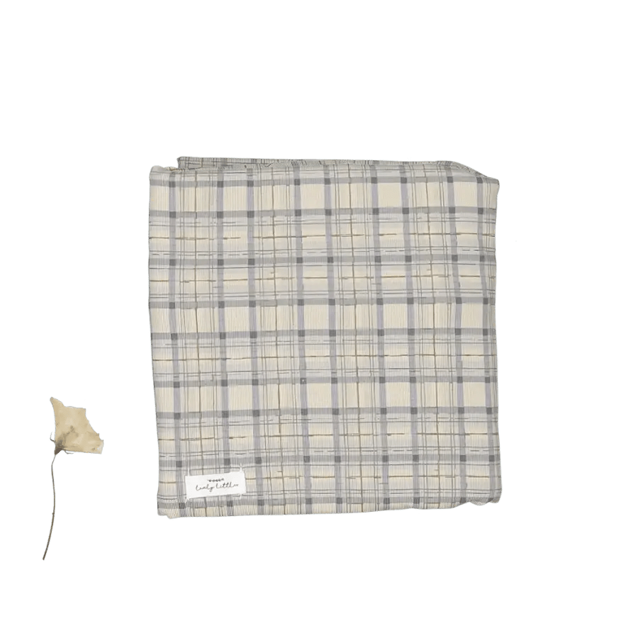 Lovely Littles Printed Tartan Baby Blanket For Cozy Nights By Lovely Littles - 