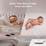Sense - U Pro Baby Monitor with Real Time Technology for Peace of Mind Parents - 