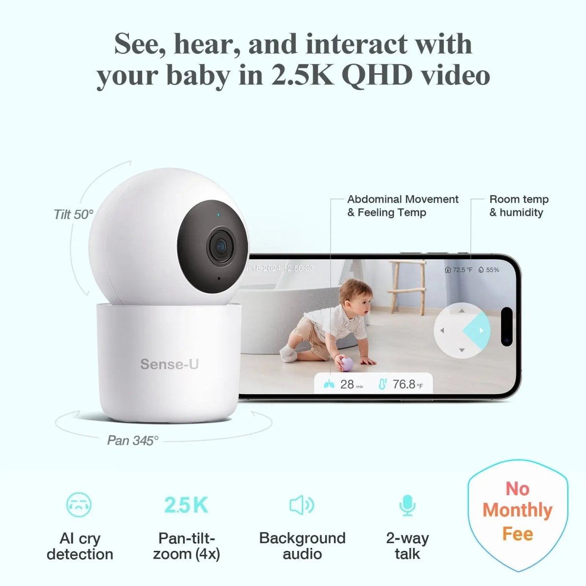 Sense - U Pro Bundle Baby Essentials Set with High Quality Gear for New Parents - 