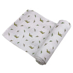 Newcastle Classics Pteranodon Cotton Muslin Swaddle Blanket Soft Breathable Fabric for Babies - Baby & Toddler > Swaddling & Receiving Blankets > Swaddling Blankets Cotton Swaddle