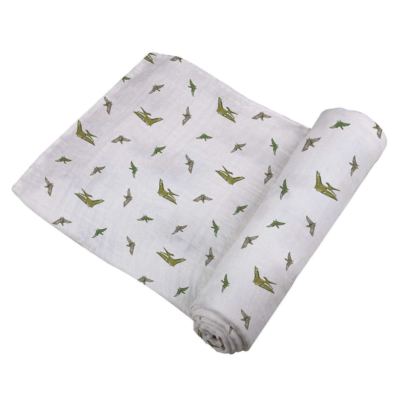 Pteranodon Cotton Muslin Swaddle - Everetts Place: Online Boutique - Kids & Babies