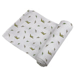 Newcastle Classics Pteranodon Cotton Muslin Swaddle - 