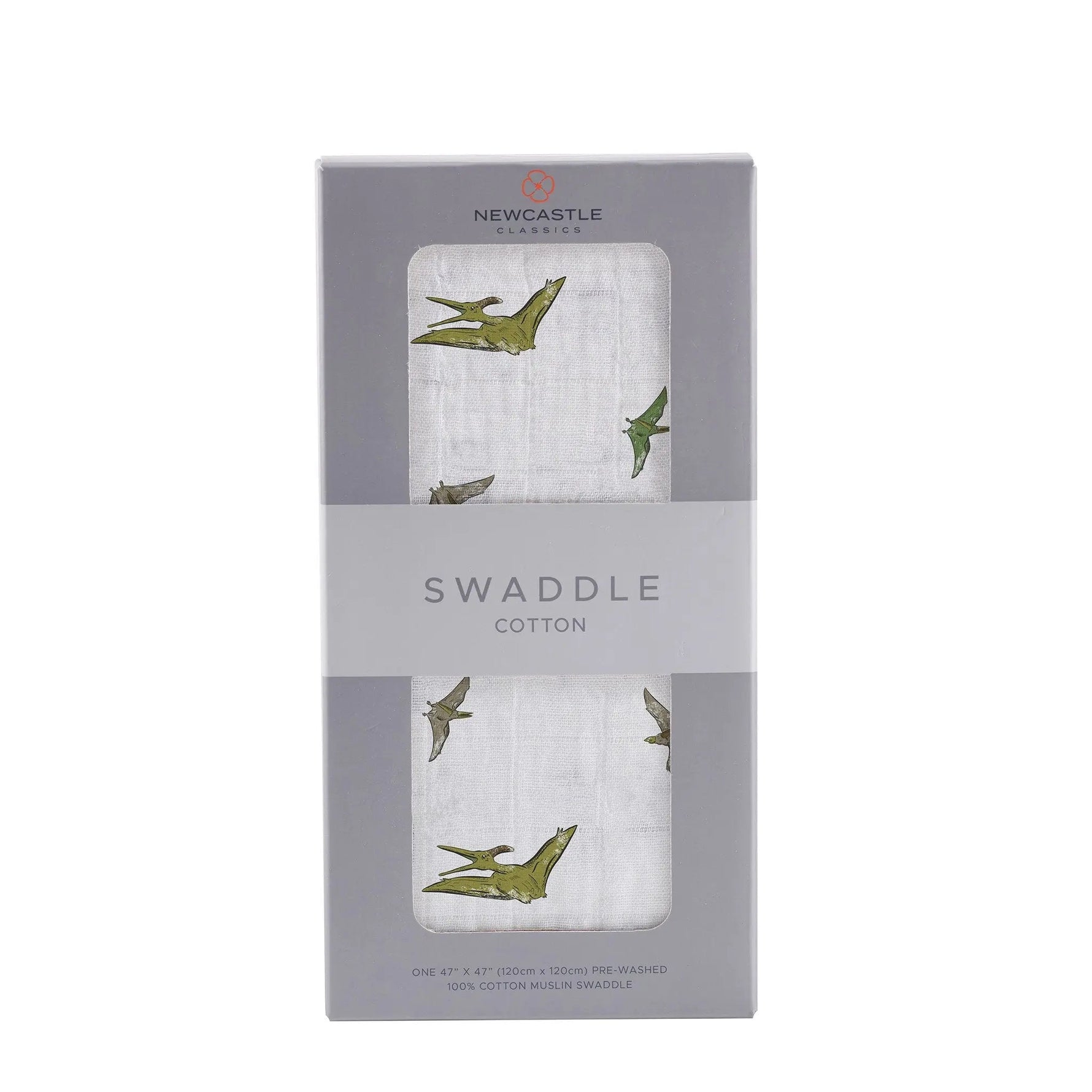 Newcastle Classics Pteranodon Cotton Muslin Swaddle - 