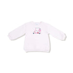 Angel Dear Puffy Oversized Sweatshirt Floral Golf Cart Applique - Everetts Place Boutique - 